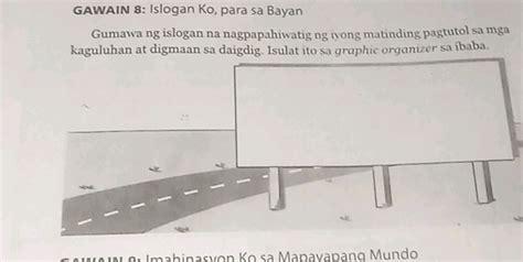 islogan ko para sa bayan|GAWAIN 8 Islogan Ko para sa Bayan Gumawa ng .